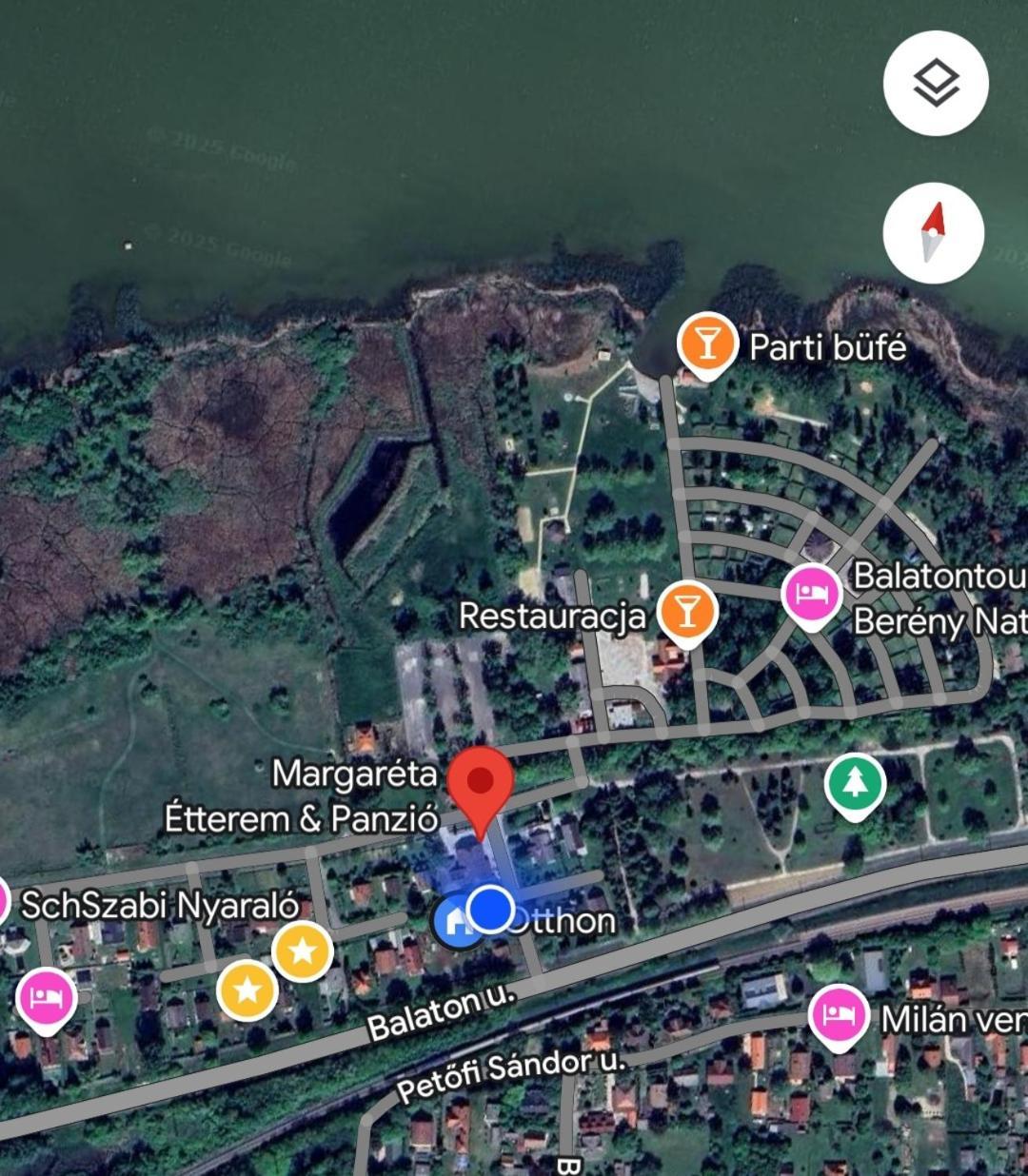 Margareta Etterem Es Vendeghaz Gasthaus Balatonberény Zewnętrze zdjęcie